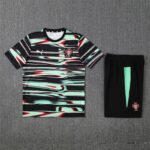 Portugal 2025-26 Green Black (Camo Edition) Short Sleeve Training Kit - Image 3