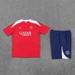 PSG Jordan 2025-26 Red Short Sleeve Training Kit - Image 3