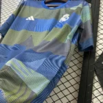 Real Madrid 2025-26 Blue Stripes Training Jersey - Image 3