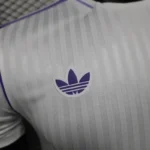 Real Madrid 2025-26 White Purple Trim Co-Branded Jersey Player Version - Image 3