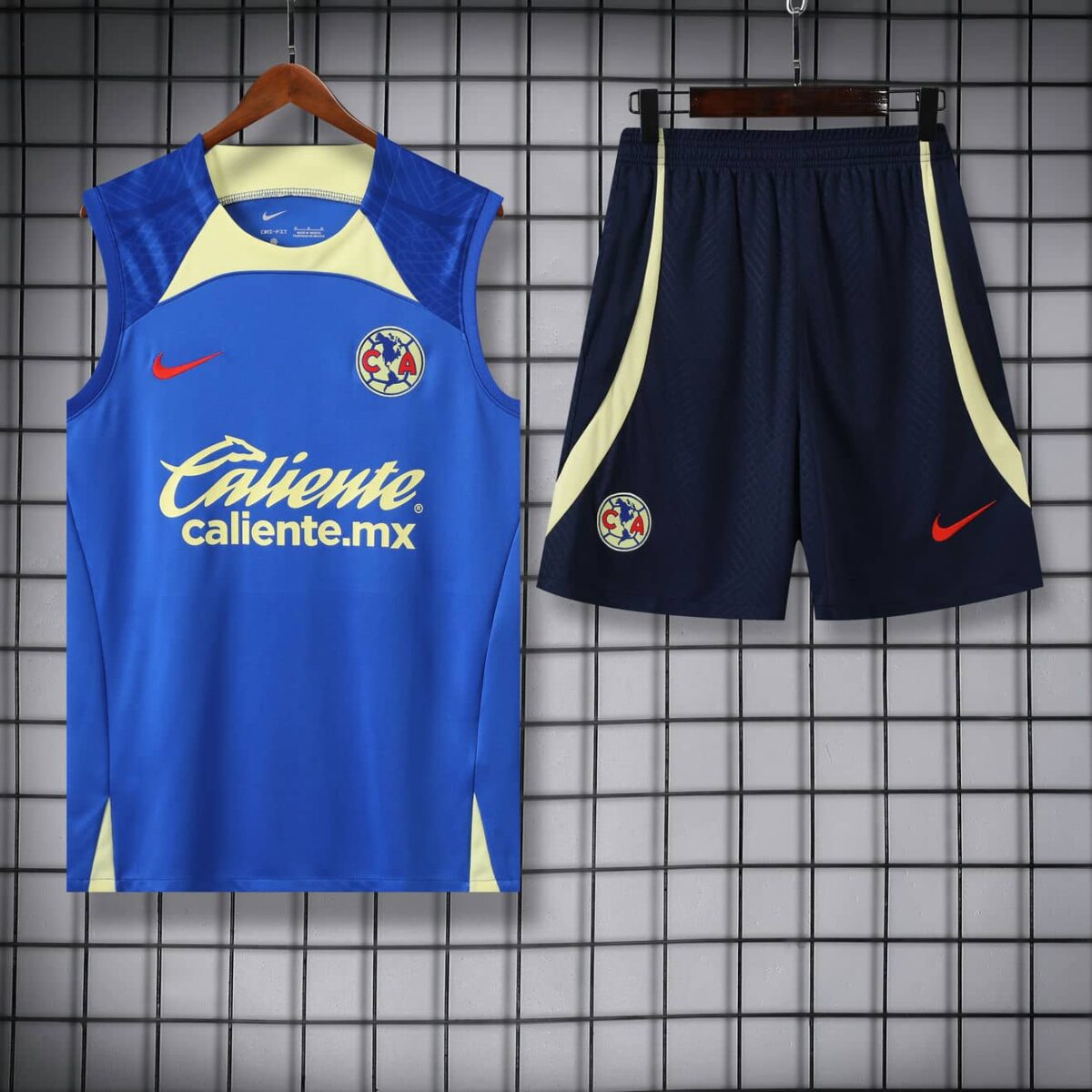 Club America 2025-26 Blue Gray Vest Training Kit - Image 3