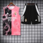 Real Madrid 2025-26 Pink Dragon Vest Training Kit - Image 3