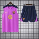 Barcelona 2025-26 Purple and Blue Vest Training Kit - Image 3