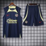 Club America 2025-26 Navy Yellow Vest Training Kit - Image 3