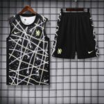 Chelsea 2025-26 Black Galaxy Vest Training Kit - Image 3
