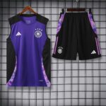 Germany 2025-26 Purple and Black Vest Training Kit - Image 3