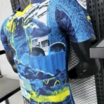 Manchester City 2025-26 Blue Graffiti Special Edition Jersey Player Version - Image 3