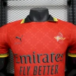 AC Milan 2025-26 Red Green Gradient Co-Branded Jersey Player Version - Image 3