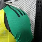 Jamaica 2025-26 Bright Yellow Pattern Jersey Player Version - Image 3