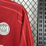 PSG 2025-26 Red Goalkeeper Long Sleeve Jersey - Image 3