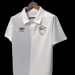 Fluminense 120th Anniversary White Grey Retro Jersey - Image 3