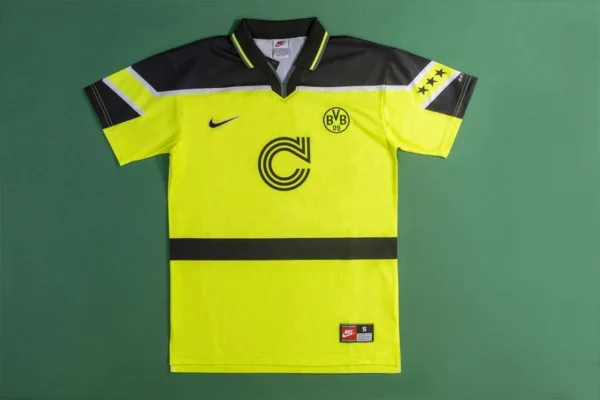 Borussia Dortmund 1996-97 Home Champions League Retro Jersey