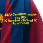 Barcelona 2005-06 Home Champions League Retro Jersey - Image 3