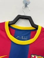 Barcelona 2010-11 Home Retro Long Sleeve Jersey - Image 3