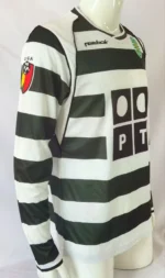 Sporting Lisbon 2001-03 Home Retro Long Sleeve Jersey - Image 3