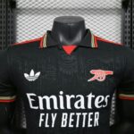 Arsenal 2025-26 Black Red Collar Special Edition Jersey Player Version - Image 3