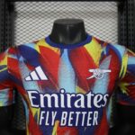 Arsenal 2025-26 Multicolor Flame Training Jersey Player Version - Image 3