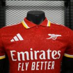 Arsenal 2025-26 Red White Collar Special Edition Jersey Player Version - Image 3