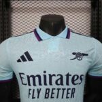 Arsenal 2025-26 Light Blue Purple Collar Special Edition Jersey Player Version - Image 3