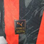 AC Milan 2025-26 Home Long Sleeve Jersey Player Version - Image 3