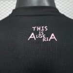 Algeria 2025-26 Black Pink Floral Special Edition Jersey Player Version - Image 3
