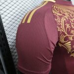 Algeria 2025-26 Maroon Gold Floral Special Edition Jersey Player Version - Image 3