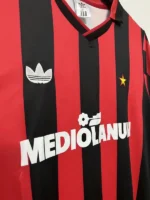 AC Milan 1990-91 Home Retro Jersey - Image 3