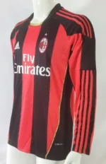 AC Milan 2010-11 Home Retro Long Sleeve Jersey - Image 3