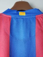 Barcelona 2007-08 Home Retro Long Sleeve Jersey - Image 3
