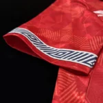 England 1990-91 Red Retro Jersey - Image 3
