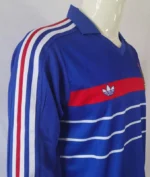 France 1982-84 Home Retro Long Sleeve Jersey - Image 3