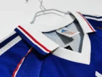 France 1998-99 Home Retro Long Sleeve Jersey - Image 3