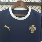 Portugal 2025-26 Navy Gold Training Jersey - Image 3