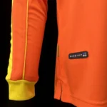 Brazil 1998-99 Orange Goalkeeper Retro Long Sleeve Jersey - Image 4
