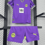 Borussia Dortmund 2025-26 Purple Special Edition Kids Kit - Image 7