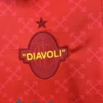 AC Milan 2025-26 Red Co-Branded Kids Kit - Image 4
