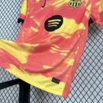Barcelona 2025-26 Pink Yellow Pre-Match Training Jersey - Image 4
