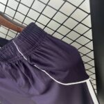Manchester United 2025-26 Purple White Trim Shorts - Image 4