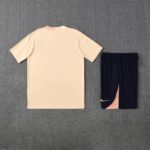 Barcelona 2025-26 Beige Short Sleeve Training Kit - Image 4