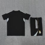 Real Madrid 2025-26 Black Short Sleeve Training Kit - Image 4