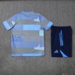 Real Madrid 2025-26 Light Blue (Camo Edition) Short Sleeve Training Kit - Image 4