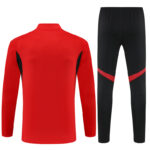 Manchester United 2025-26 Red Half Zip Long Sleeve Training Kit - Image 4