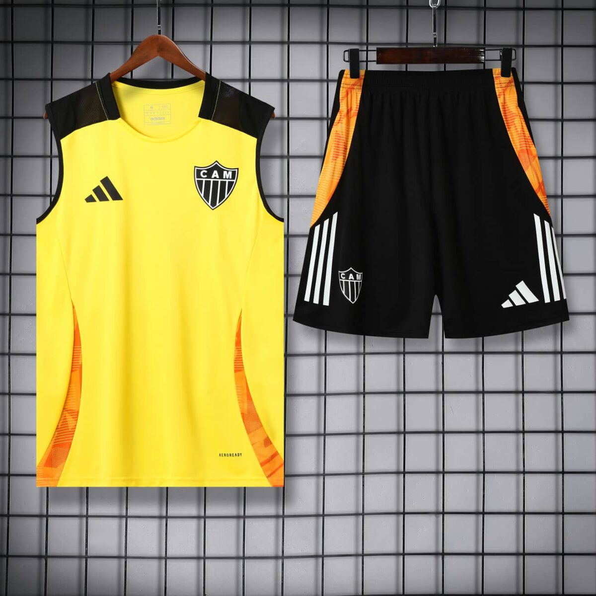 Atletico Mineiro 2025-26 Yellow Vest Training Kit - Image 4