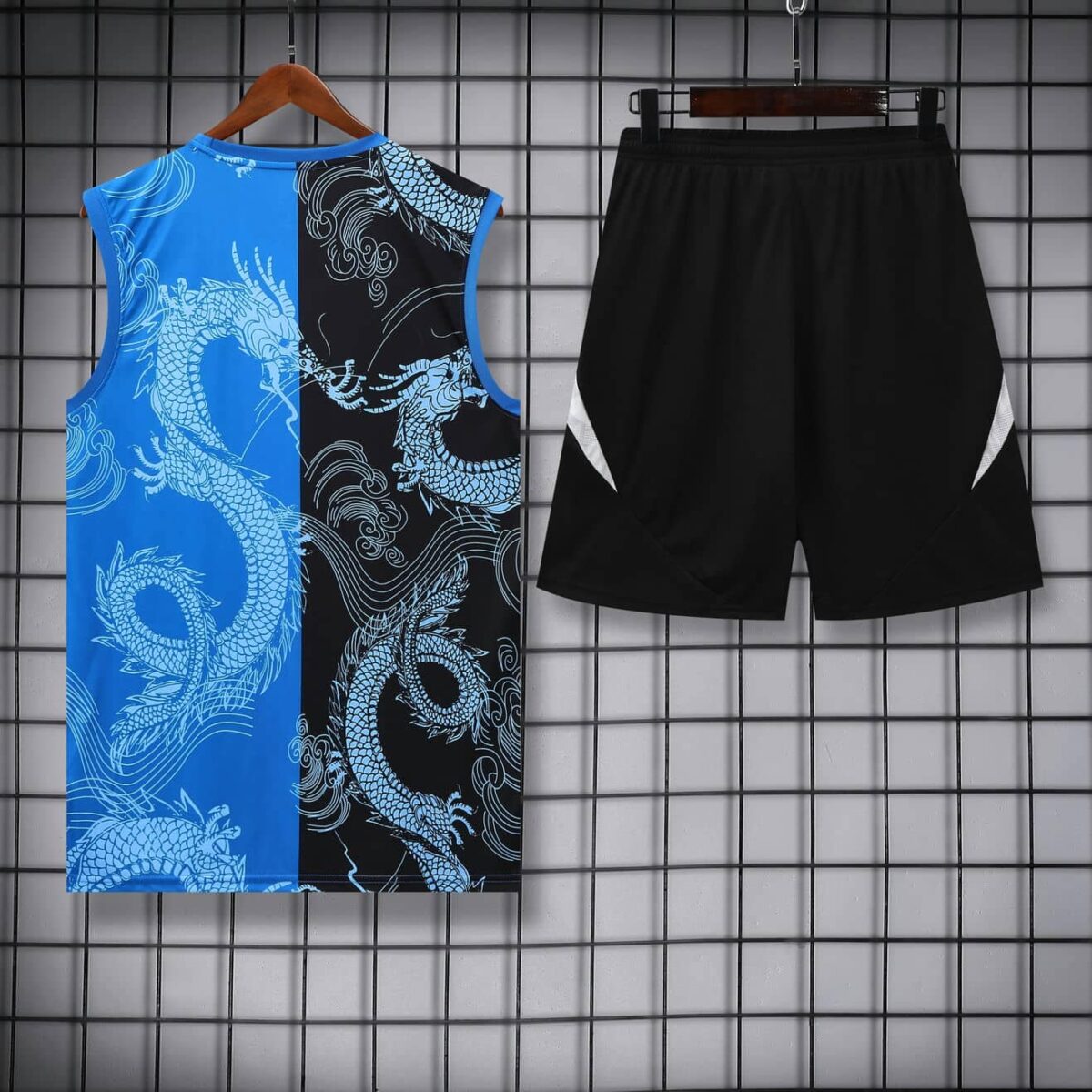 Real Madrid 2025-26 Blue Dragon Vest Training Kit - Image 4