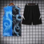 Real Madrid 2025-26 Blue Dragon Vest Training Kit - Image 4