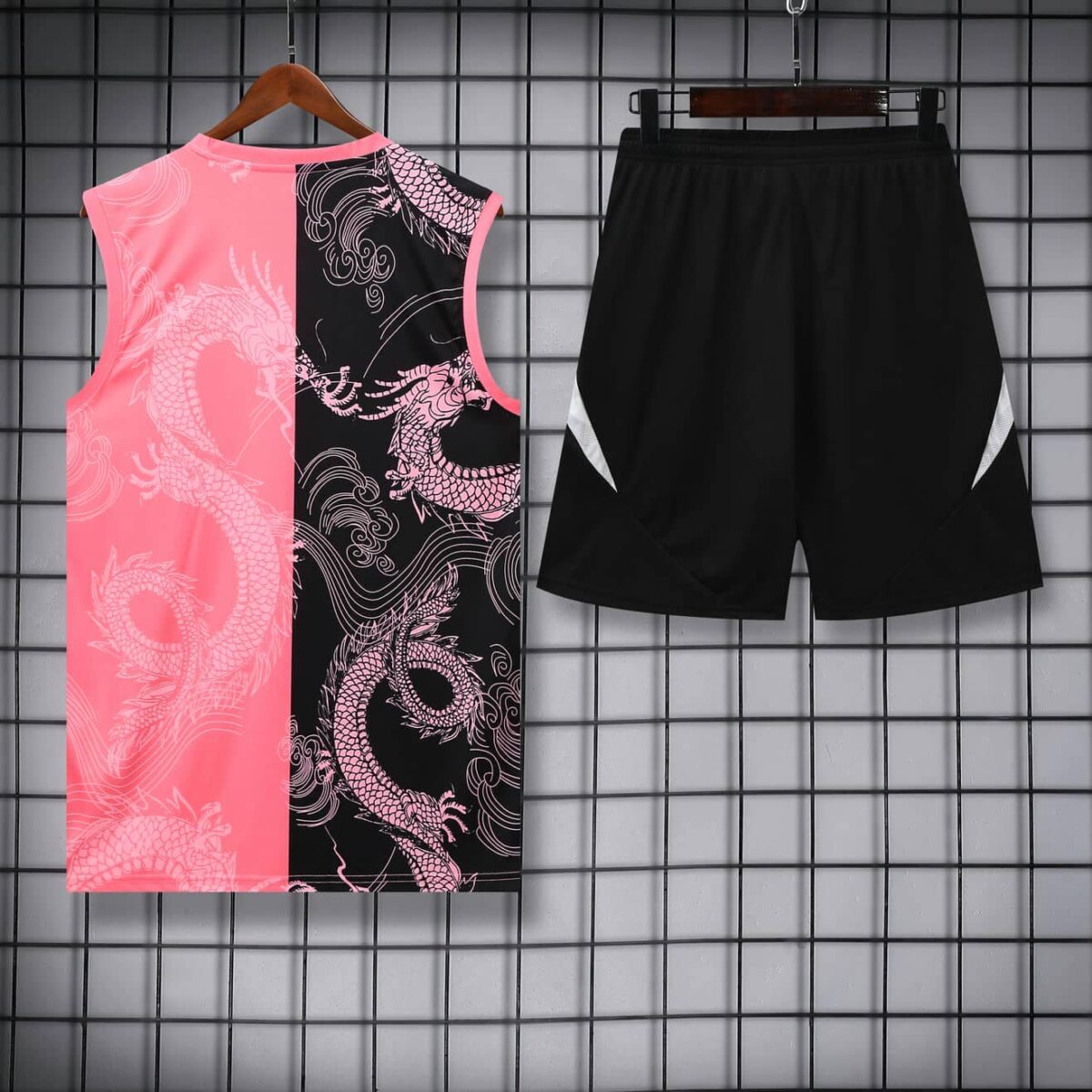 Real Madrid 2025-26 Pink Dragon Vest Training Kit - Image 4