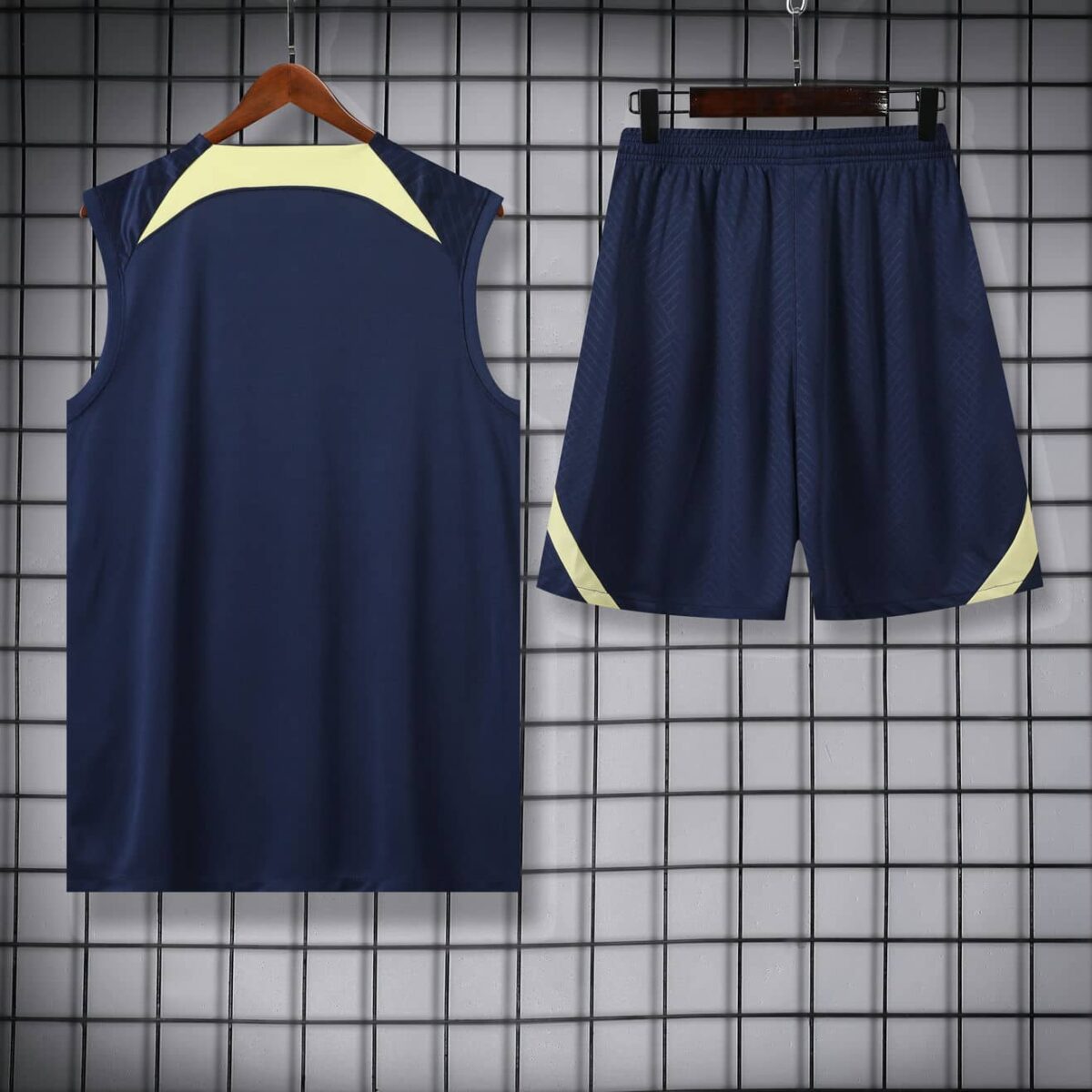 Club America 2025-26 Navy Yellow Vest Training Kit - Image 4