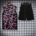 PSG Jordan 2025-26 Black Pink (Laser Grid Edition) Vest Training Kit - Image 4