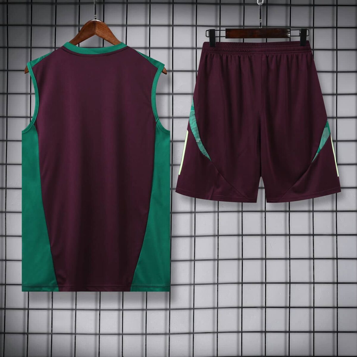 Mexico 2025-26 Maroon Green Vest Training Kit - Image 4