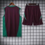 Mexico 2025-26 Maroon Green Vest Training Kit - Image 4